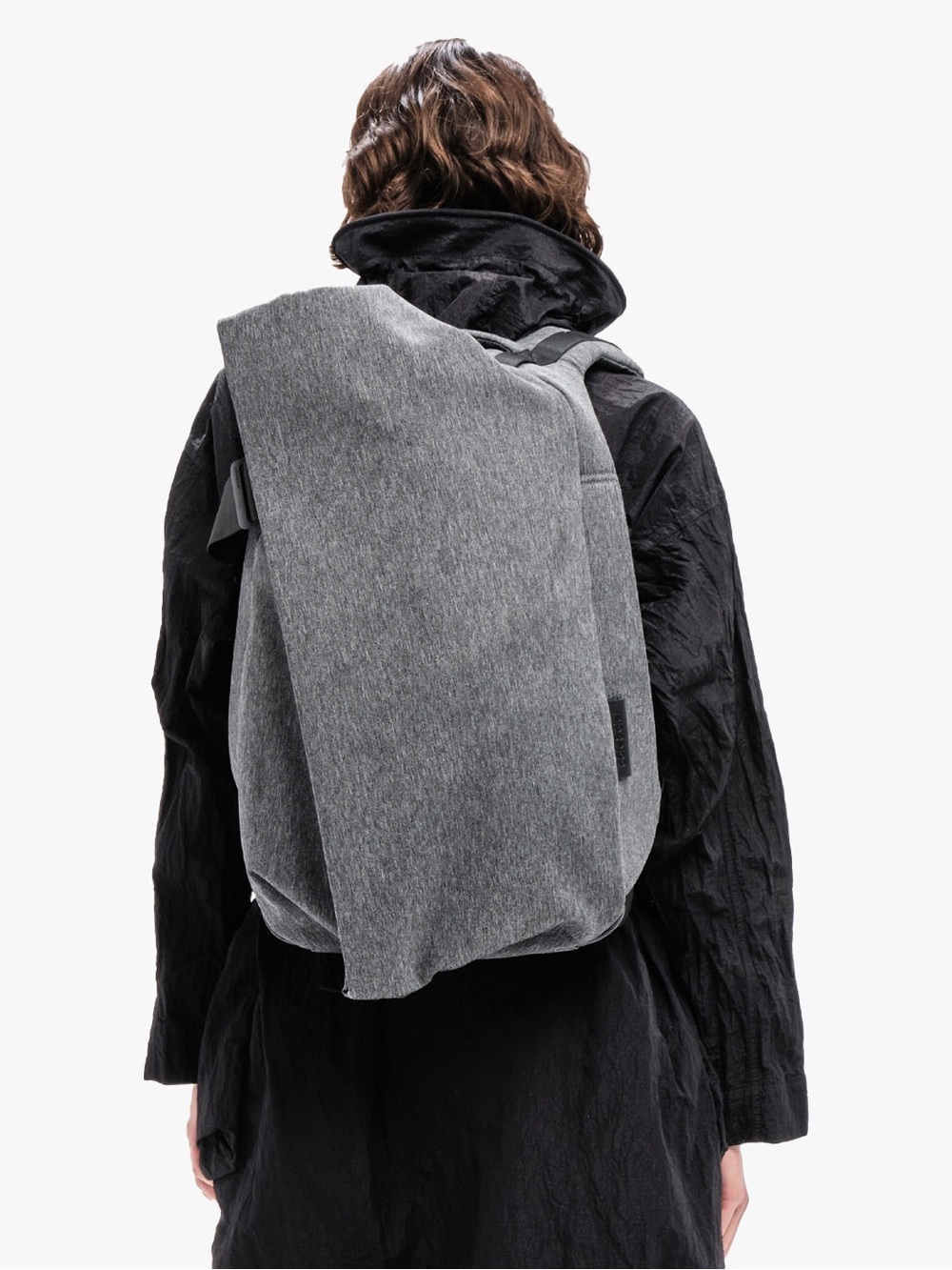 [Cote & Ciel] ISAR Rucksack M Eco Yarn GREY BLACK Backpack Laptop Bag